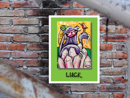 Luck - A Radical Abundance Poster