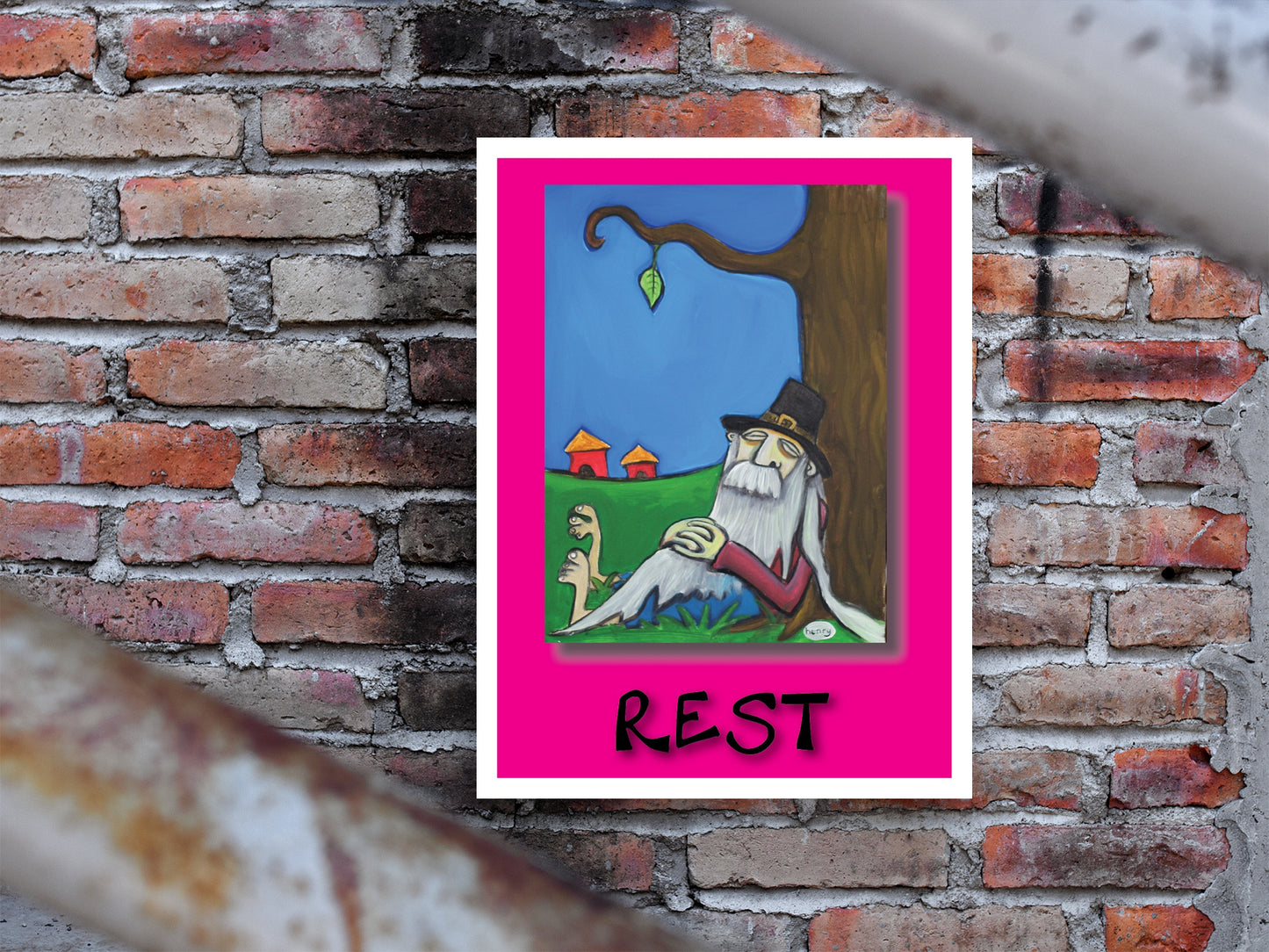 Rest - A Radical Abundance Poster