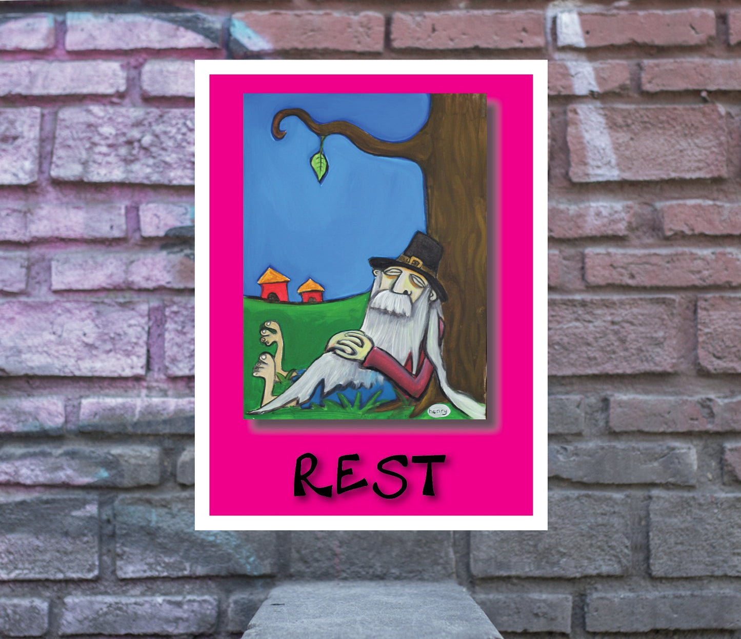 Rest - A Radical Abundance Poster