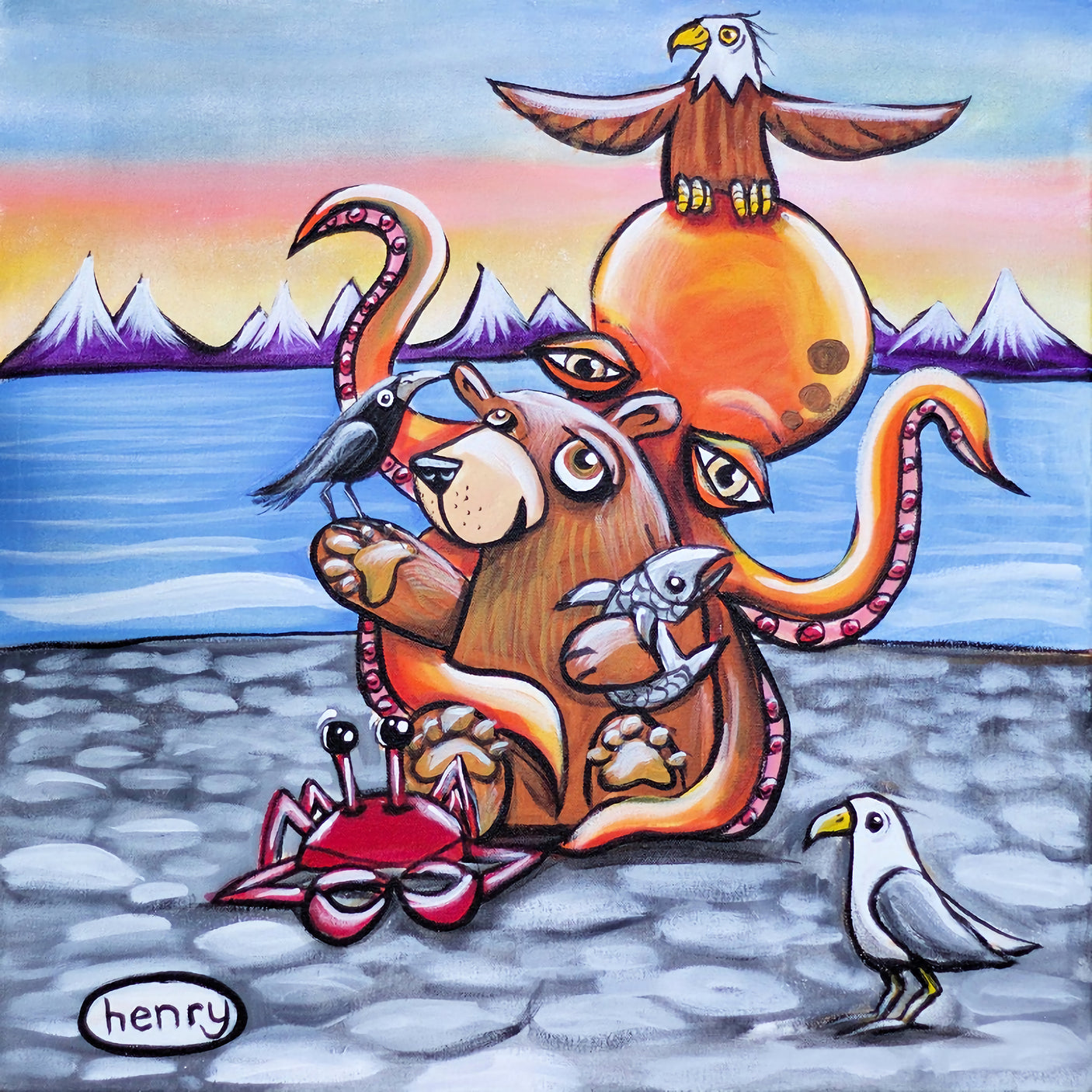 Beach Pile - Canvas Print