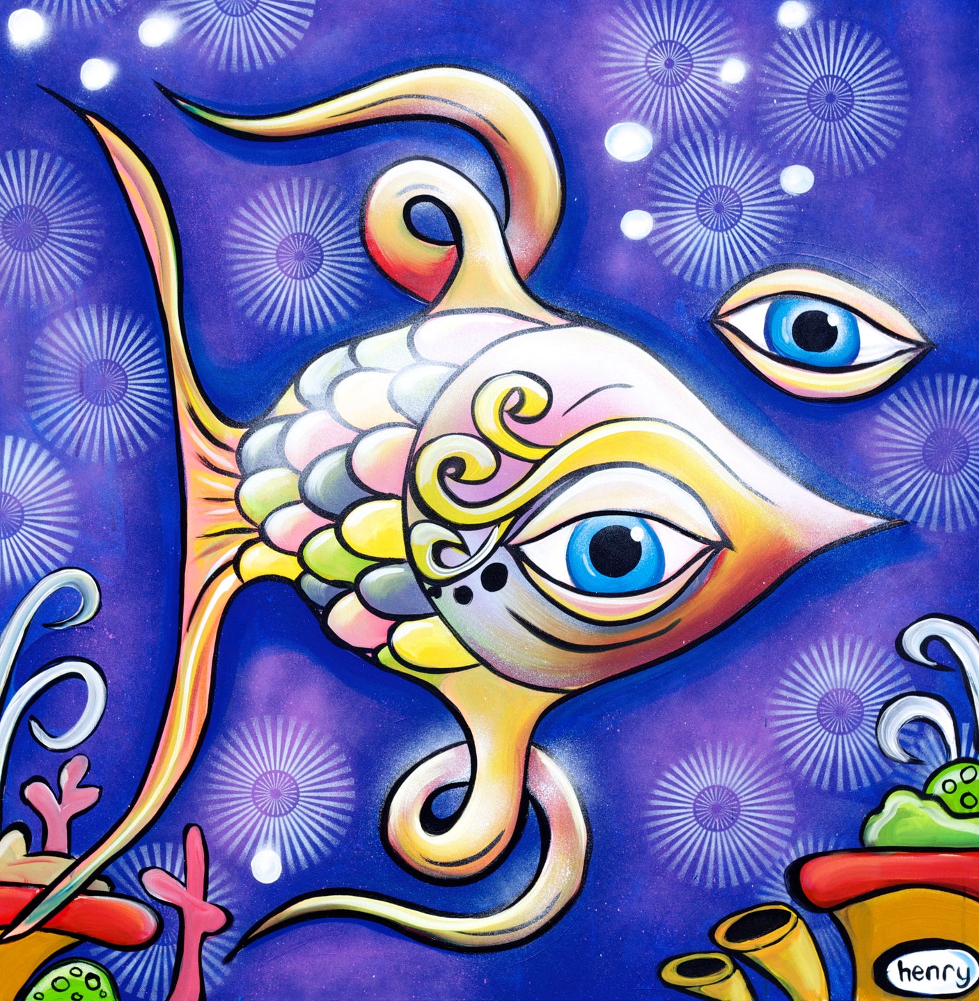 Fish of Beauty - Canvas Print