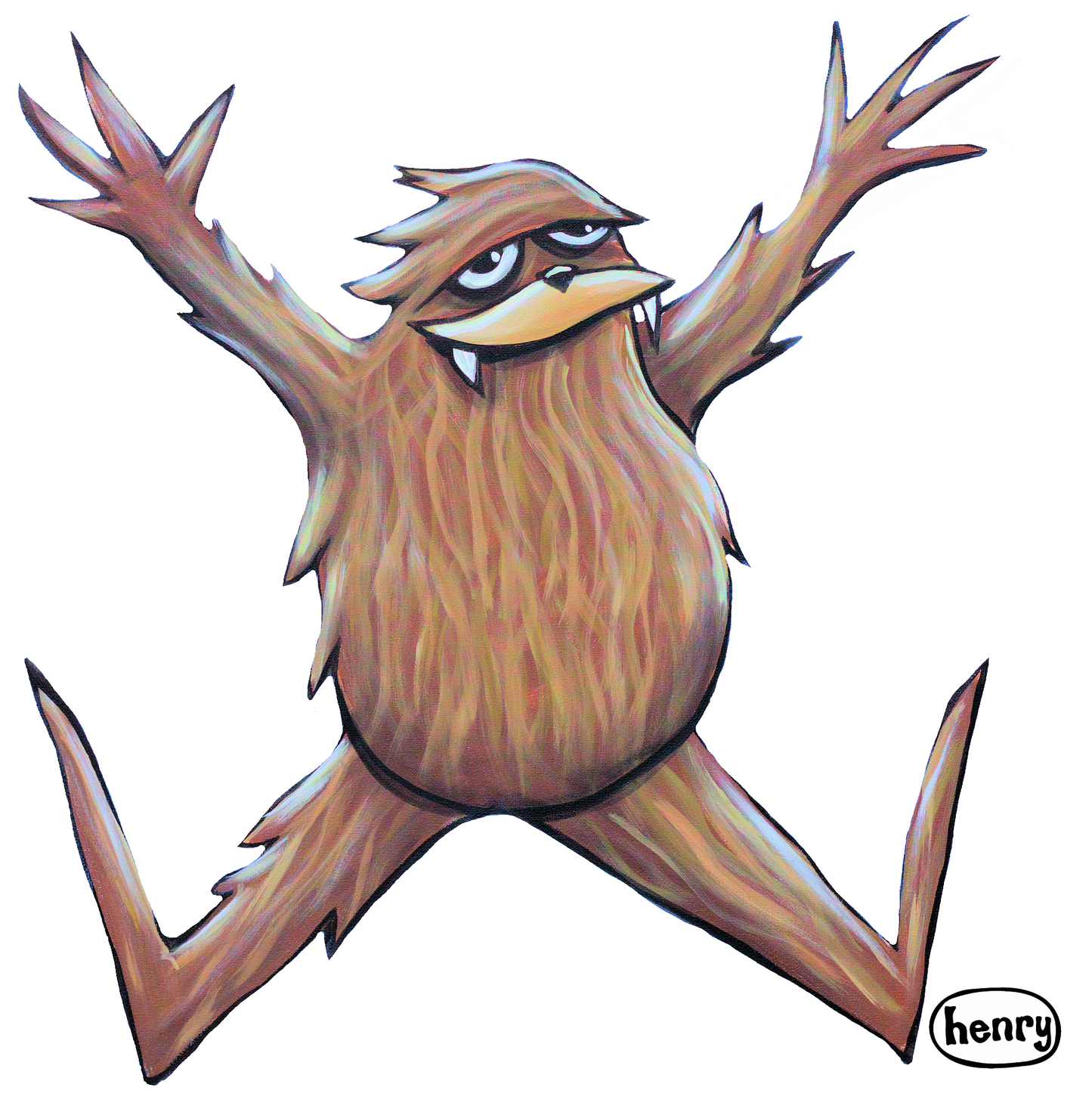 Sasquatch Joy - Canvas Print