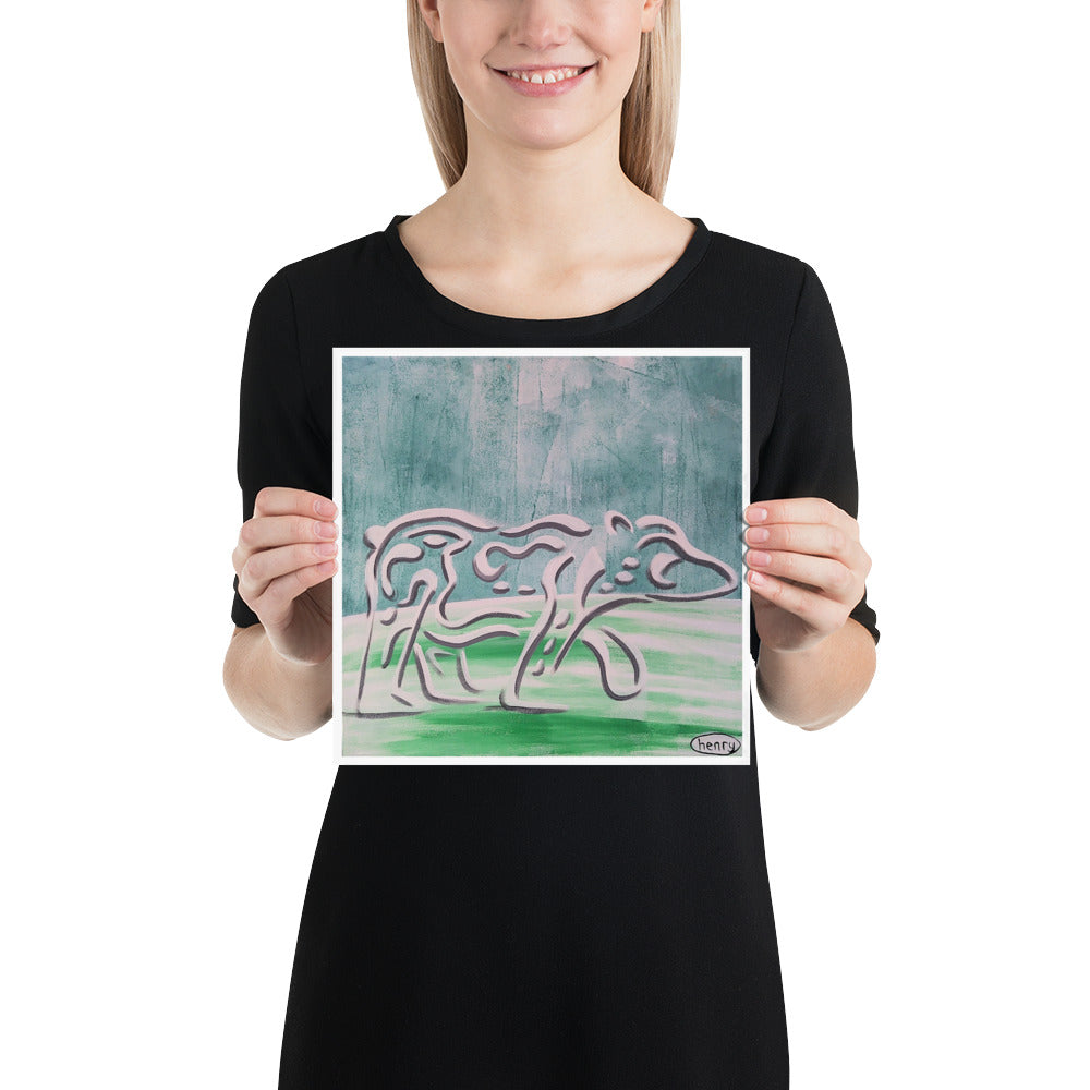 Polar Bear Vanishing - Henry Print - Art of Henry