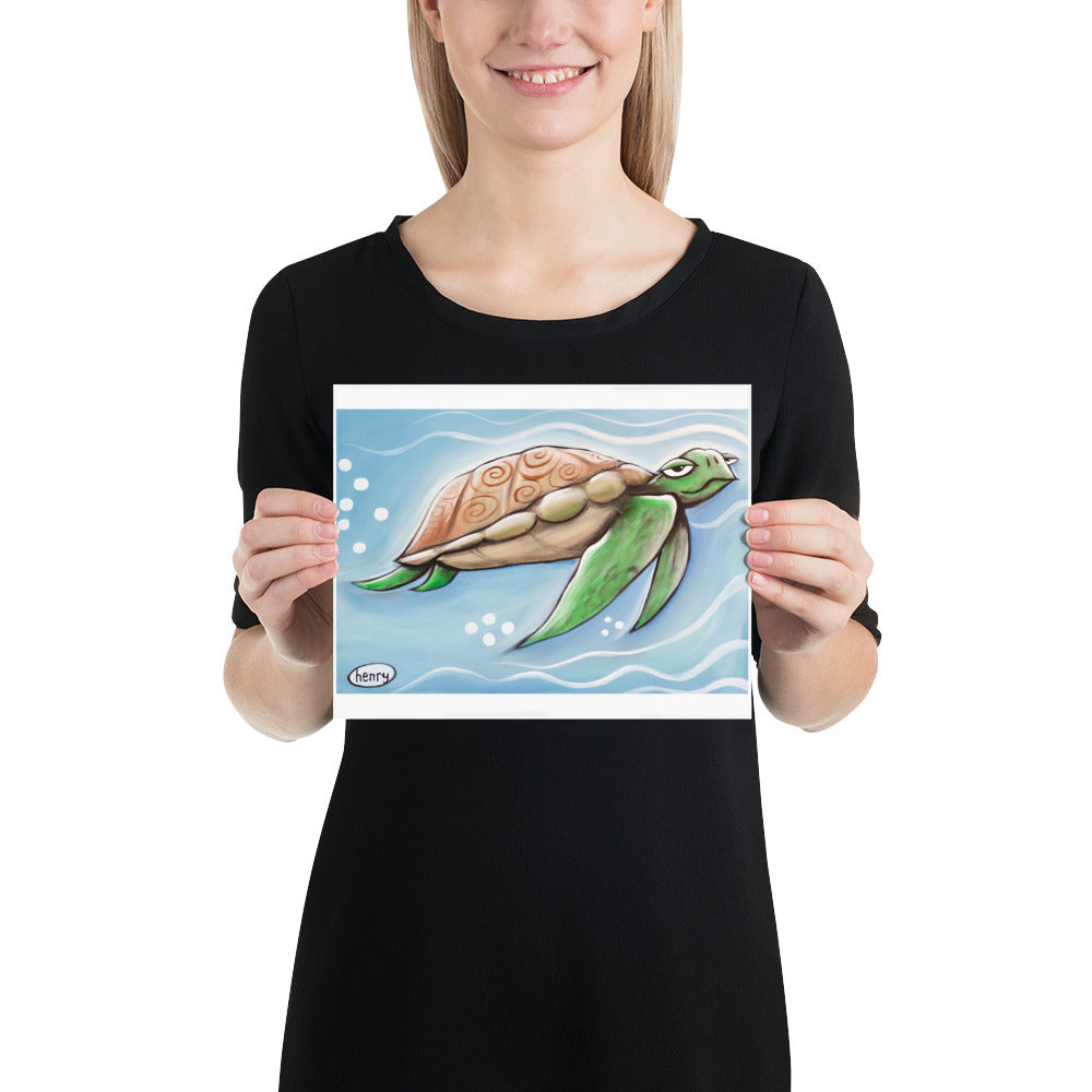 Sea Turtle - Henry Print - Art of Henry