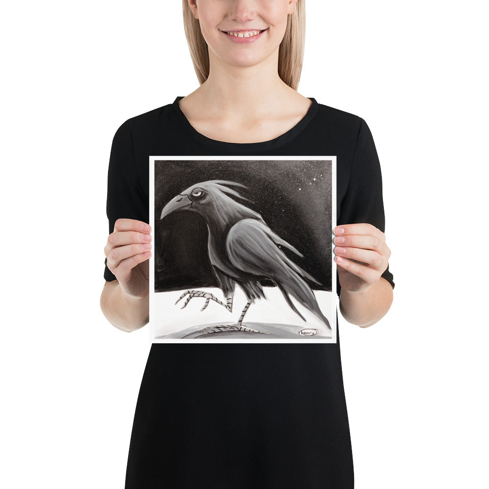 Raven Attitude - Henry Print - Art of Henry