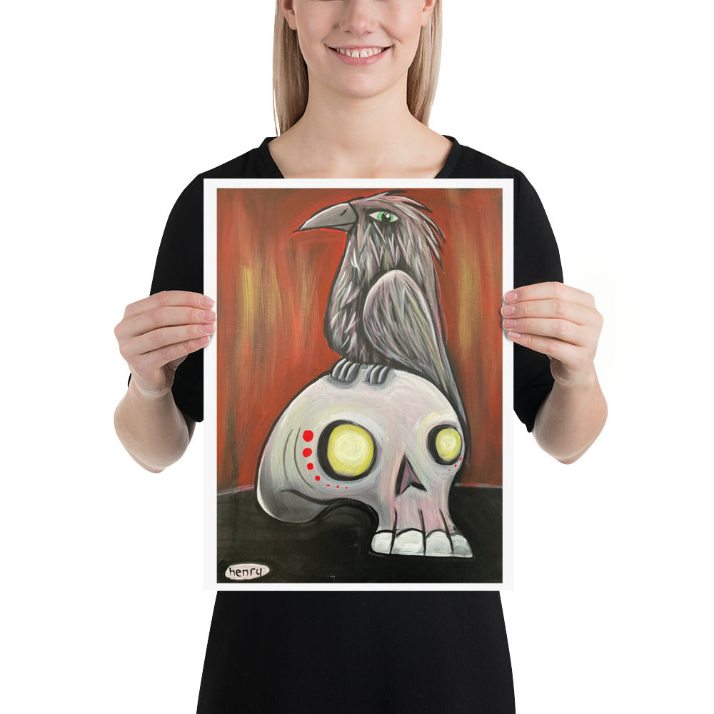 Shadow Work Raven Poster - Collectors Series of Healing Art with Henry Series Episode 3
