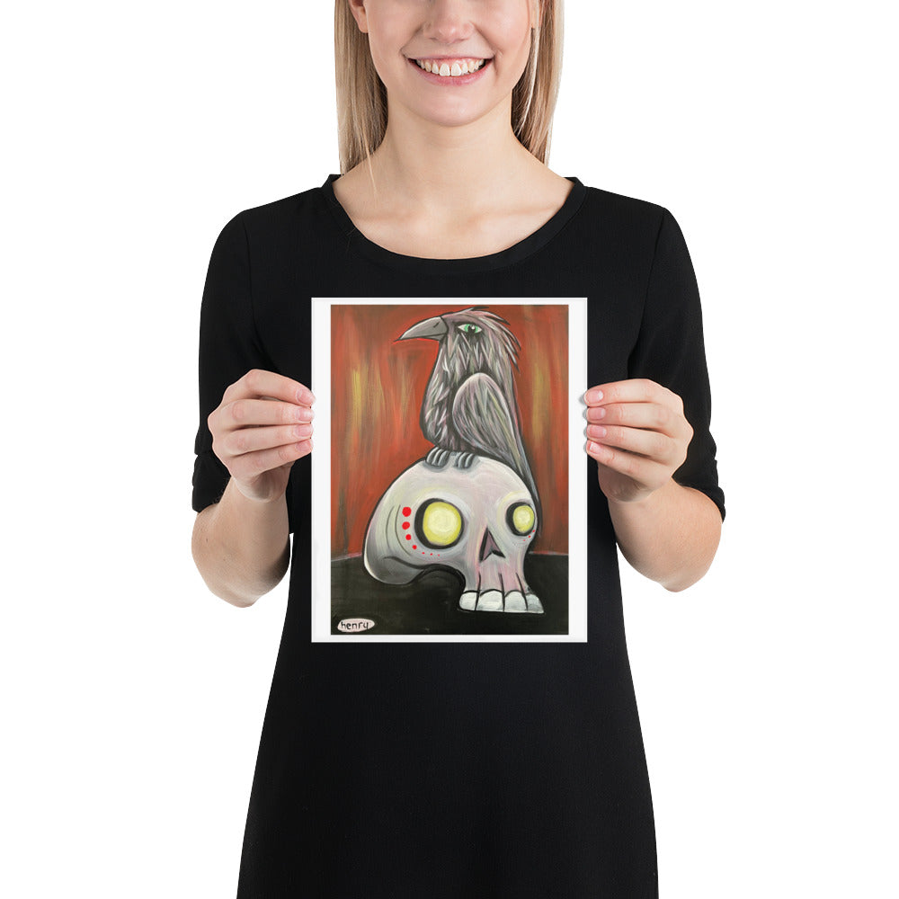 Shadow Work Raven Poster - Collectors Series of Healing Art with Henry Series Episode 3