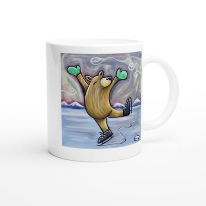 "Bear Skating" Mug