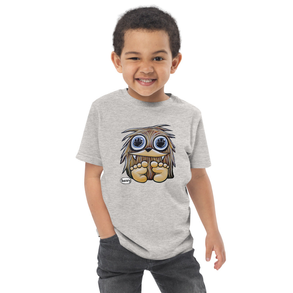 Baby Sasquatch | Light Heather Gray Toddler T-Shirt