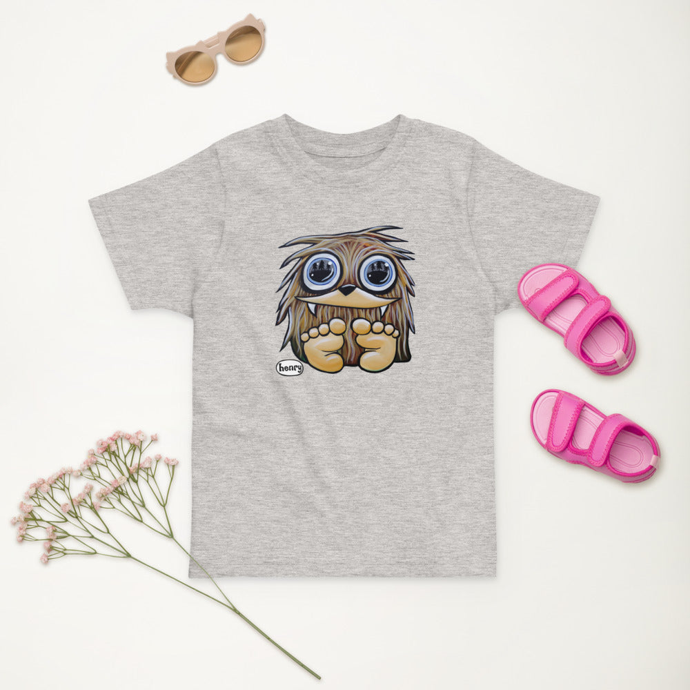 Baby Sasquatch | Light Heather Gray Toddler T-Shirt