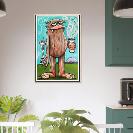 Sasquatch with Coffee in Seattle