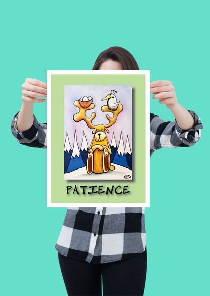 Patience - A Radical Abundance Poster