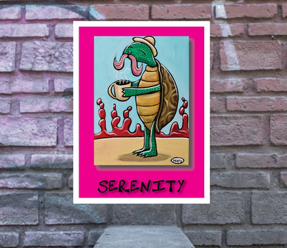 Serenity - A Radical Abundance Poster