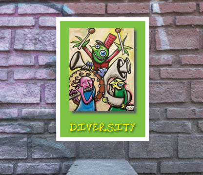 Diversity - A Radical Abundance Poster