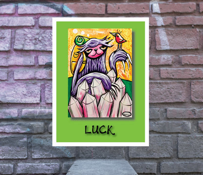 Luck - A Radical Abundance Poster