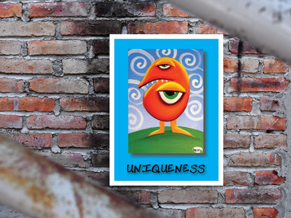 Uniqueness - A Radical Abundance Poster