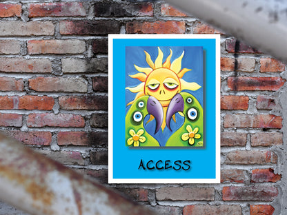 Access - A Radical Abundance Poster
