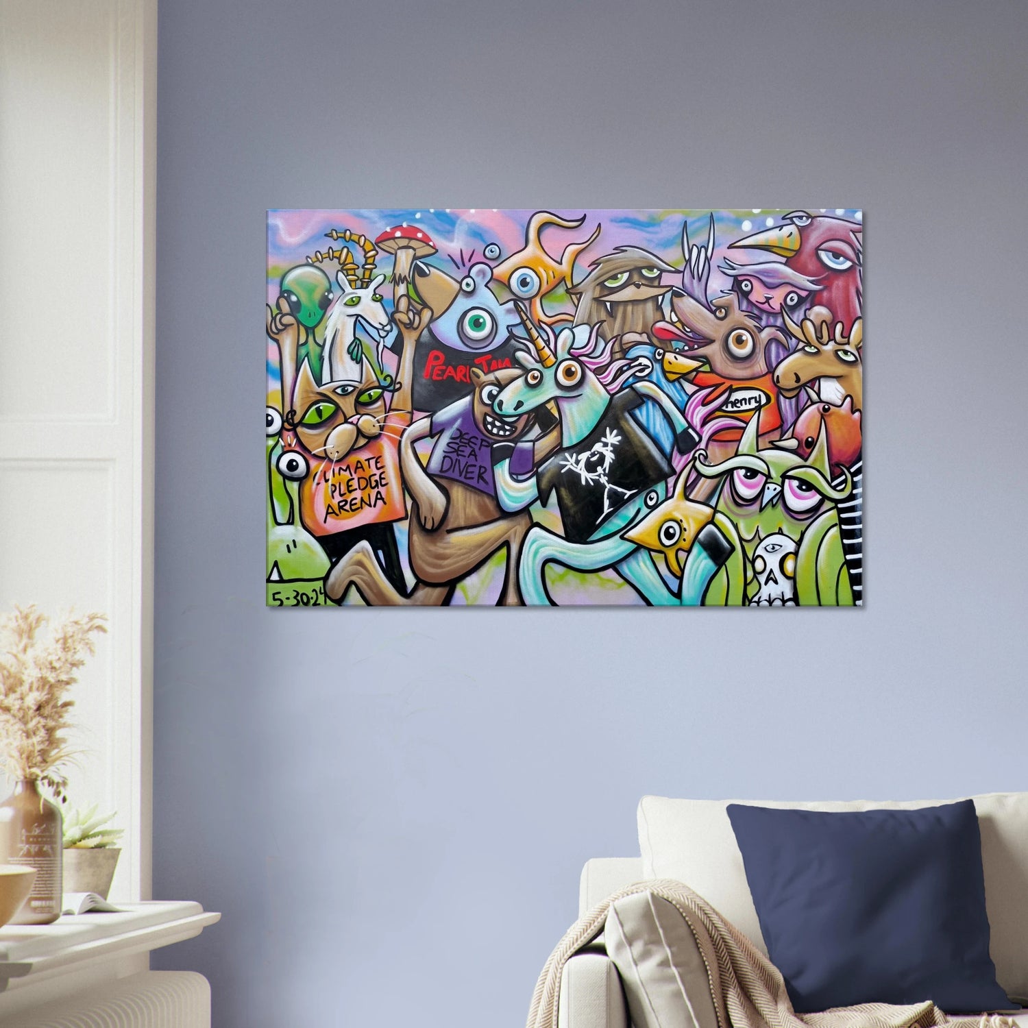 Pearl Jam World Tour 2024 (2/2) - Canvas Print – Art of Henry Pearl Jam World Tour 2024 (2/2) - Canvas Print – Art of Henry