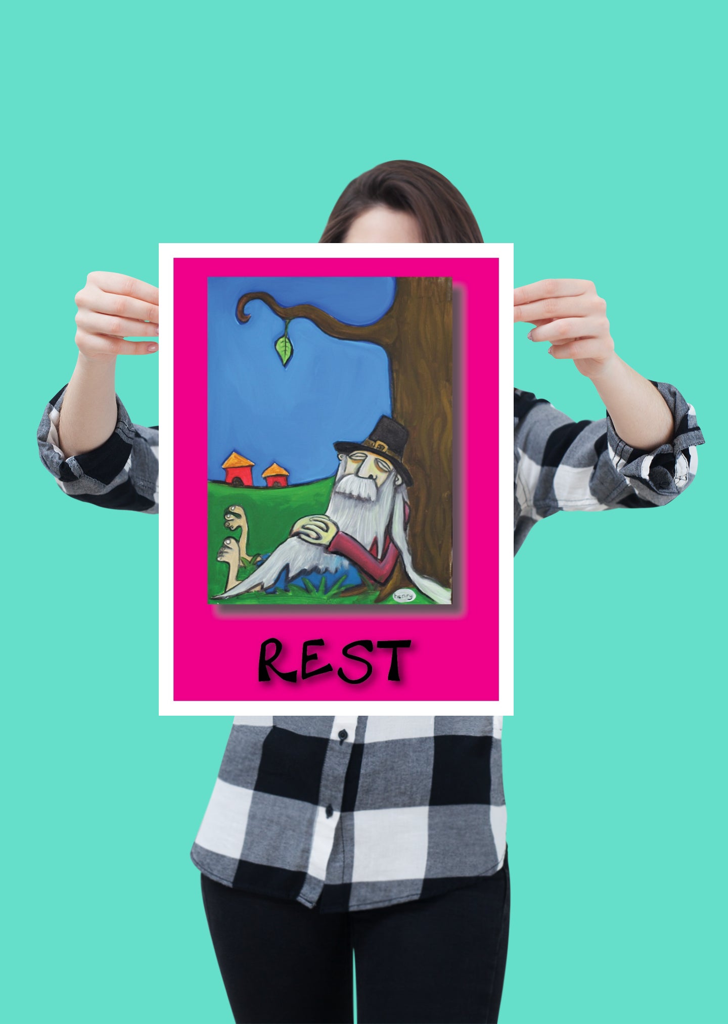 Rest - A Radical Abundance Poster