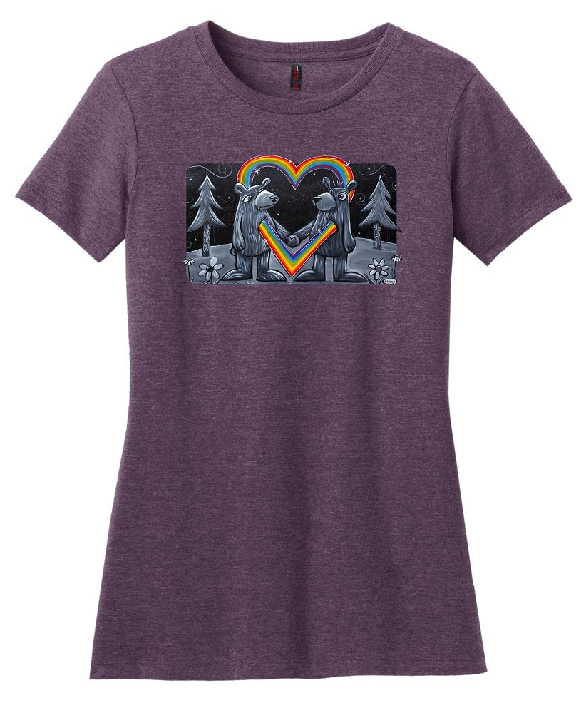 Bear Love | Feminine Cut T-Shirt | Wearable Art by "Henry"