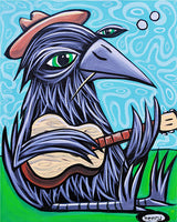 Guitar Crow - Poster