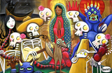 Fiesta of Bones - Canvas Print