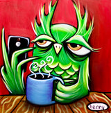 Sip and Scroll - Poster