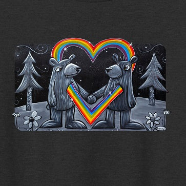 Bear Love Unisex T-Shirt | Wearable Art by Seattle Mural Artist Ryan "Henry" Ward