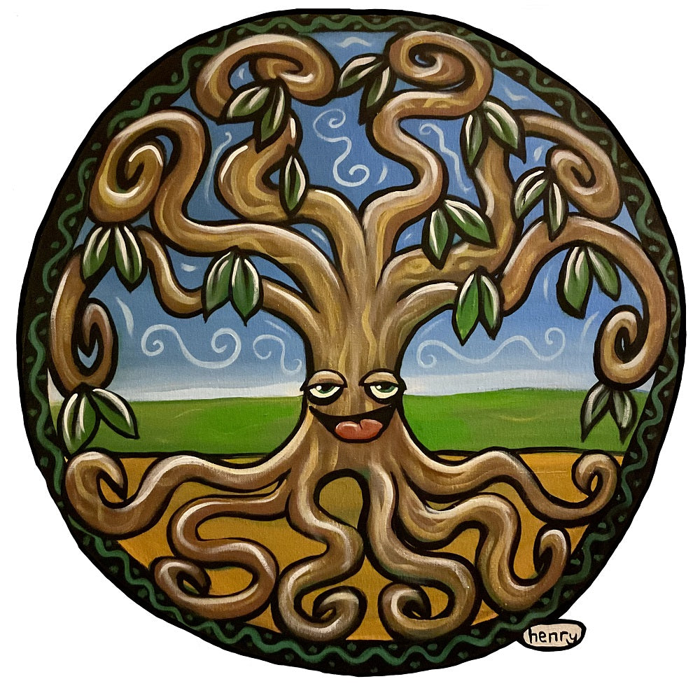 Tree of Life Canvas Giclee Print Featuring Original Art by Seattle Mural Artist Ryan Henry Ward