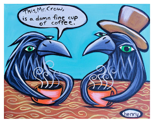 Twin Beaks - Framed Canvas Print