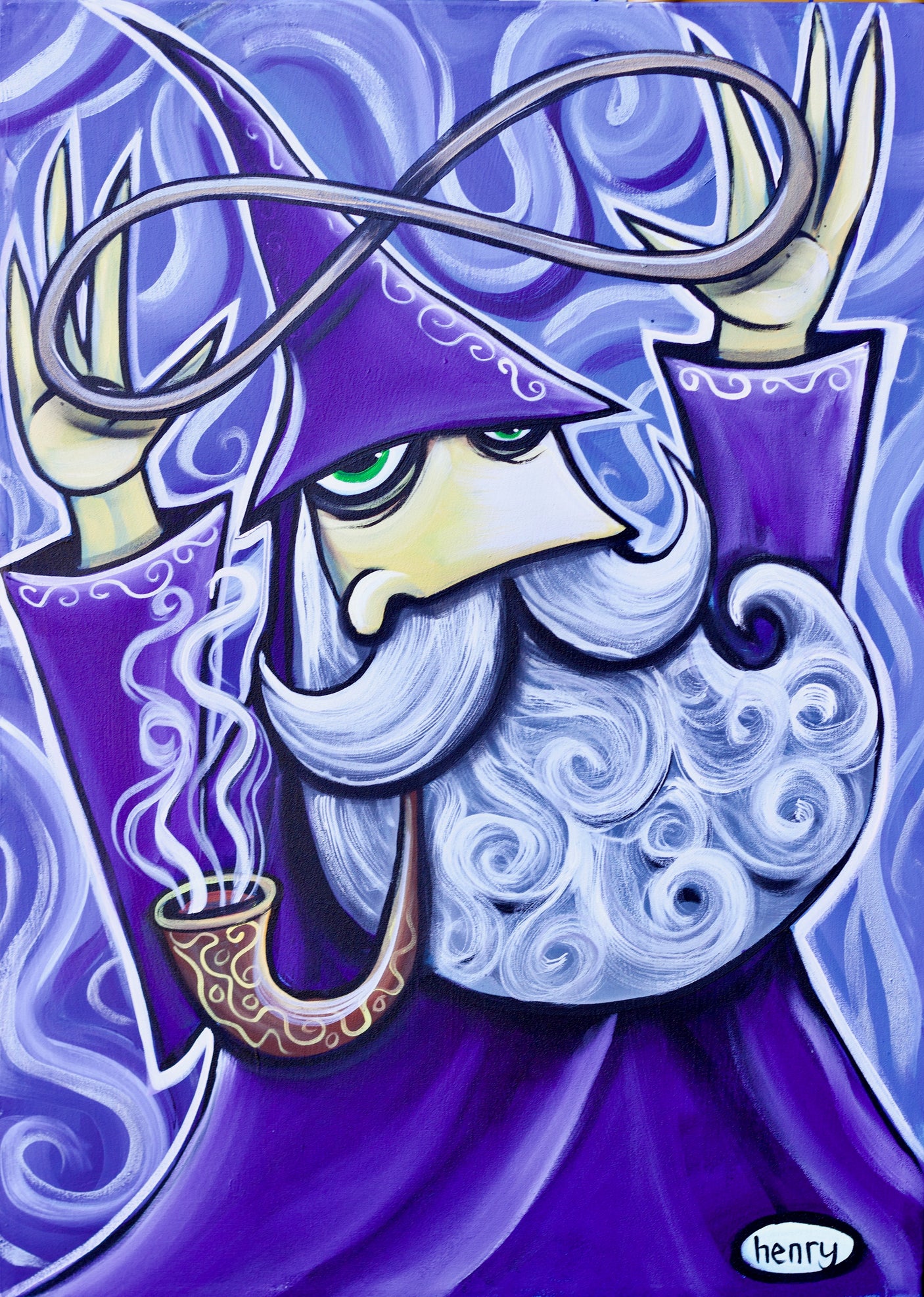 Infinity Wizard - Mounted Framed Poster