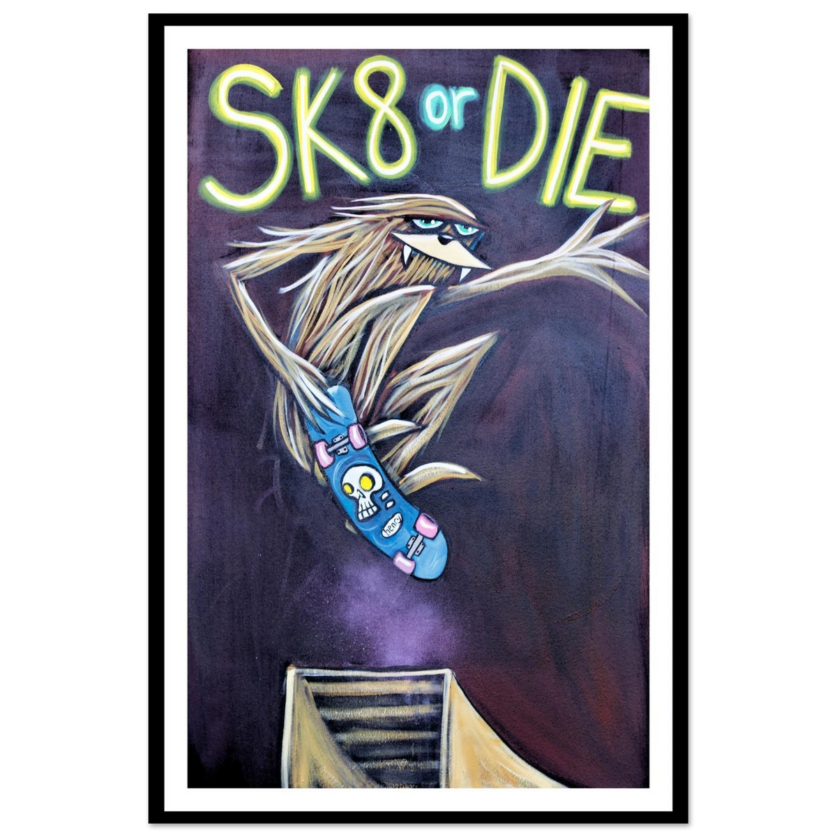 Skateboard Poster - Premium Matte Print, Printed For You – Art of