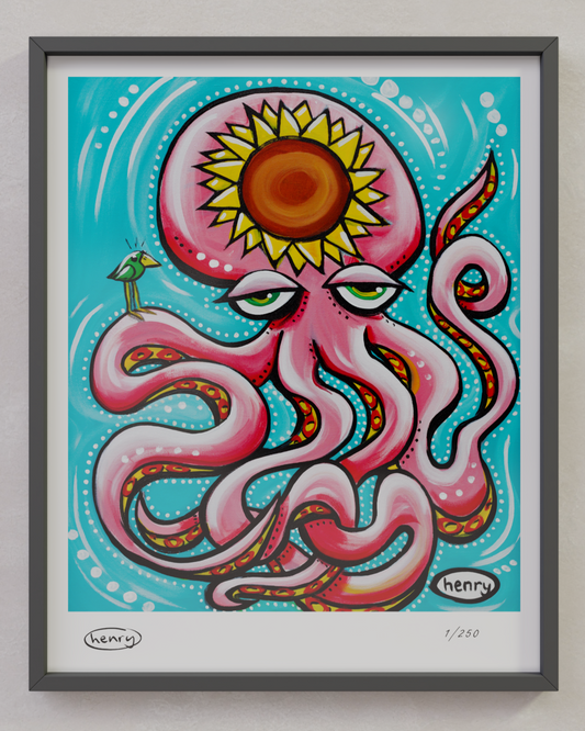 Octopus with Sunflower (LIMITED EDITION)