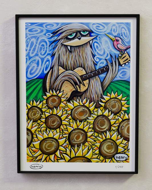 Sasquatch in the Sunflowers