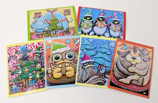 Christmas Greeting Cards Variety 6 Pack