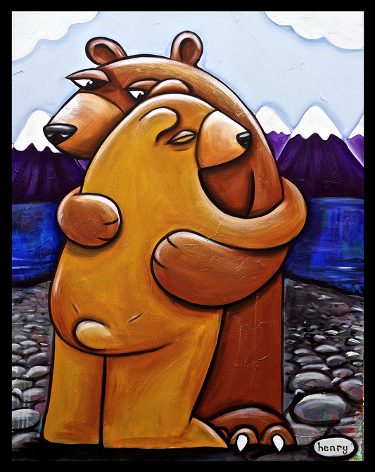 Bear Hug Sticker - Art of Henry