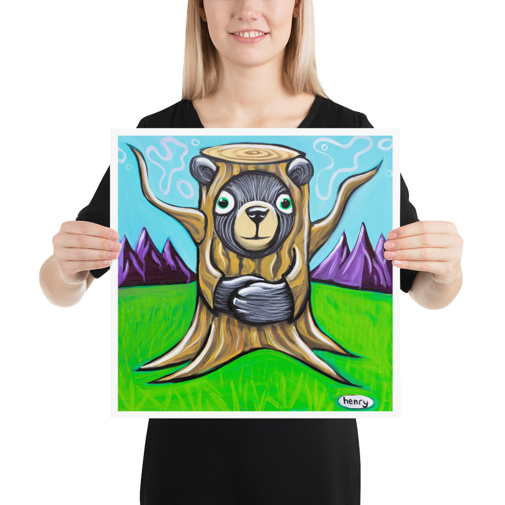 Bear in a Stump