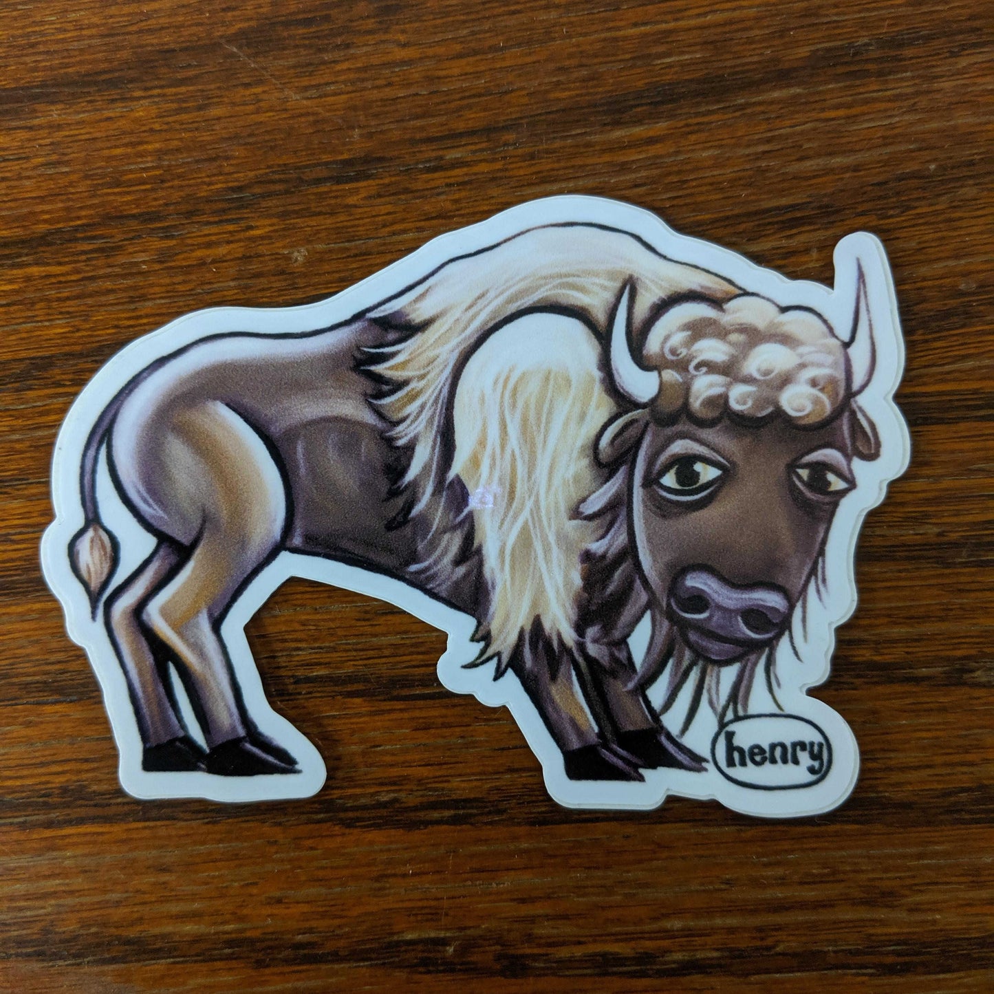 Buffalo Die Cut Sticker - Art of Henry