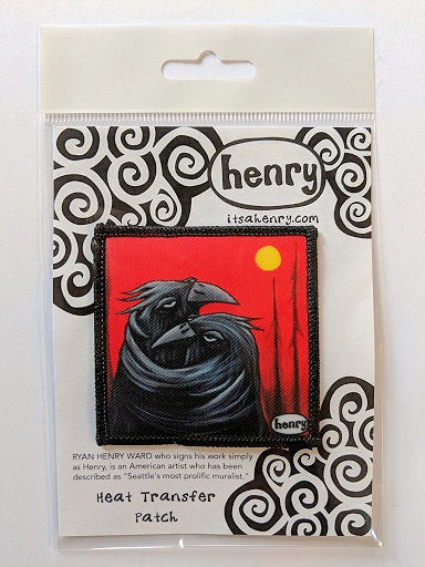 Crows Hugging Patch - Art of Henry