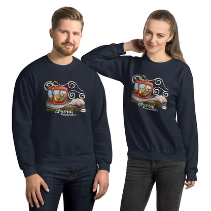 Gondola Fun at Crystal Mountain Unisex Sweatshirt - Art of Henry