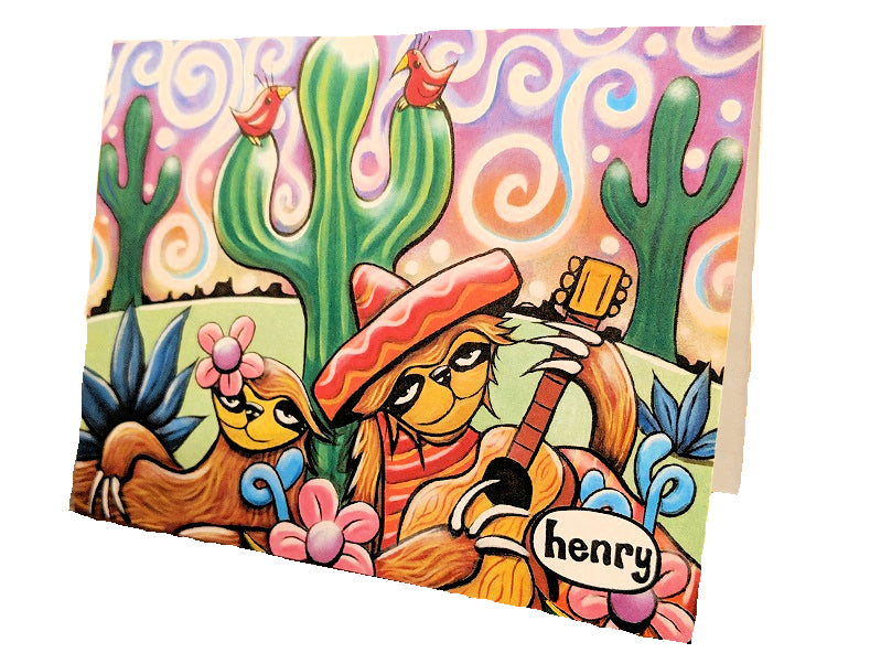 Desert Serenade Note Card - Art of Henry