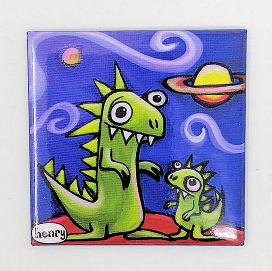 Dinosaur Jr Magnet - Art of Henry