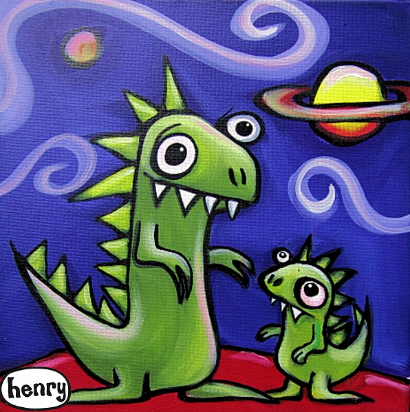 Dinosaur Jr Canvas Print - Art of Henry