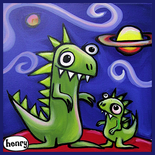 Dinosaur Jr Sticker - Art of Henry