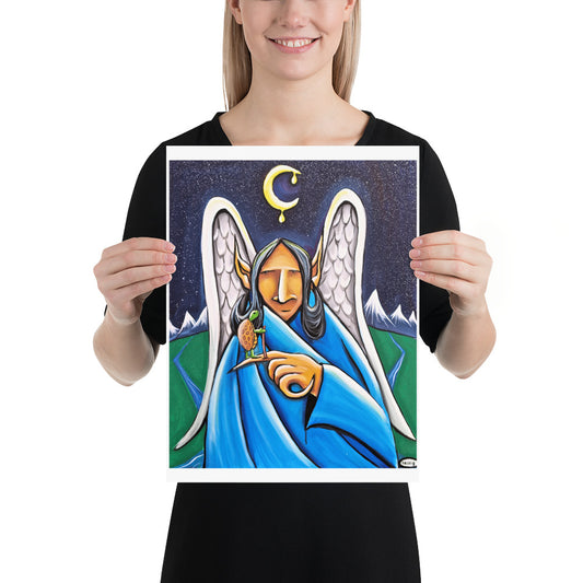 Elf Angel and Turtle - Henry Print - Art of Henry