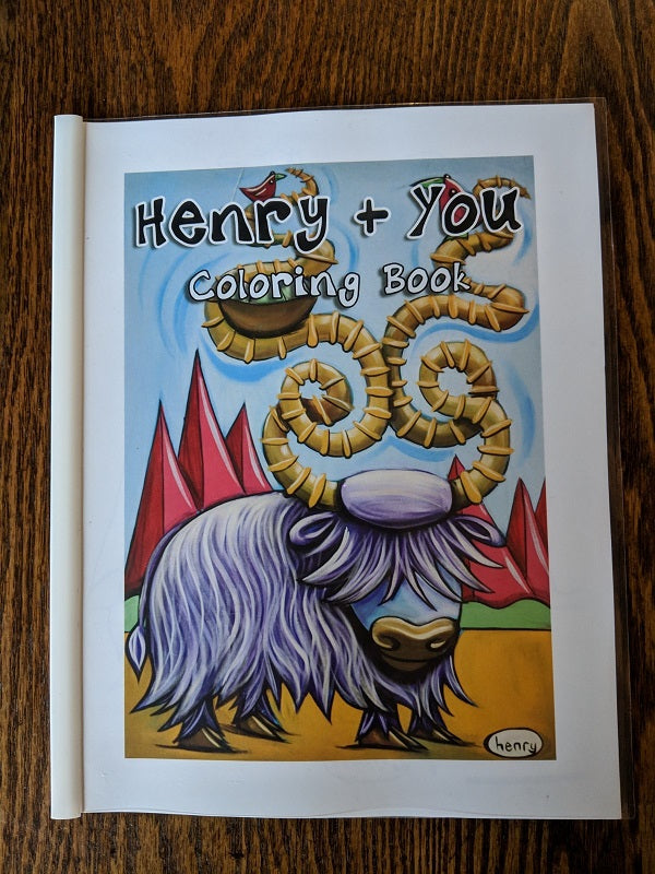 Henry + You Coloring Book - Art of Henry