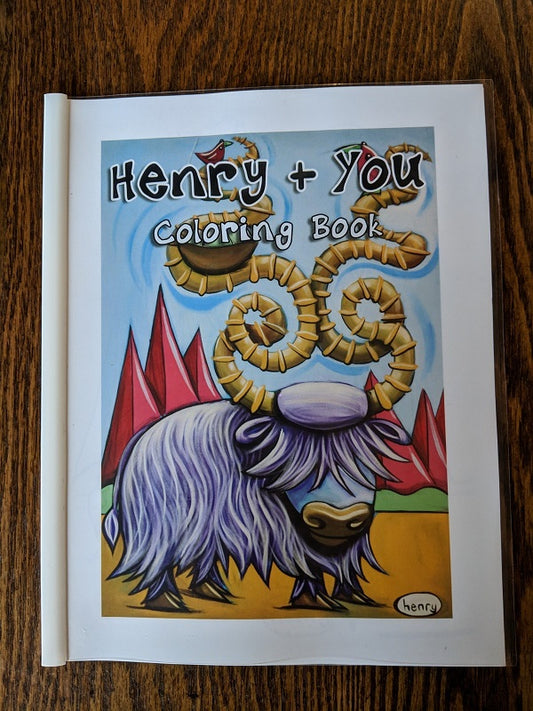 Henry + You Coloring Book - Art of Henry