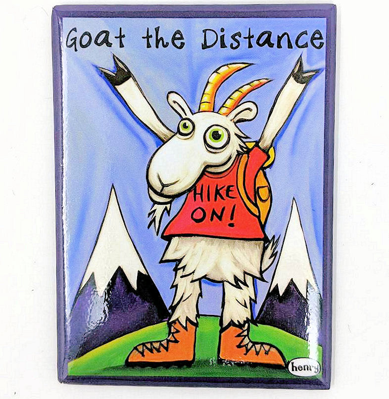 Goat Hiking Magnet - Art of Henry