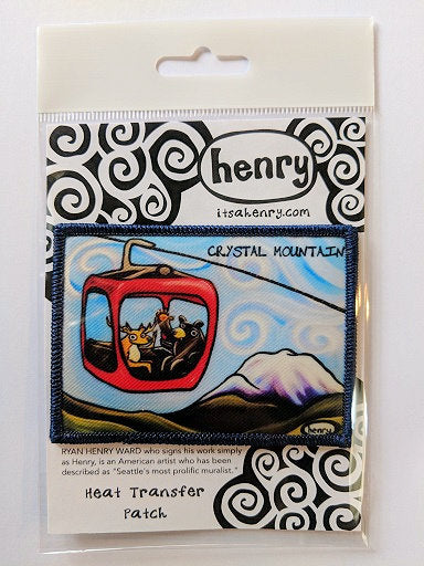 Gondola Fun - Crystal Mountain Patch - Art of Henry