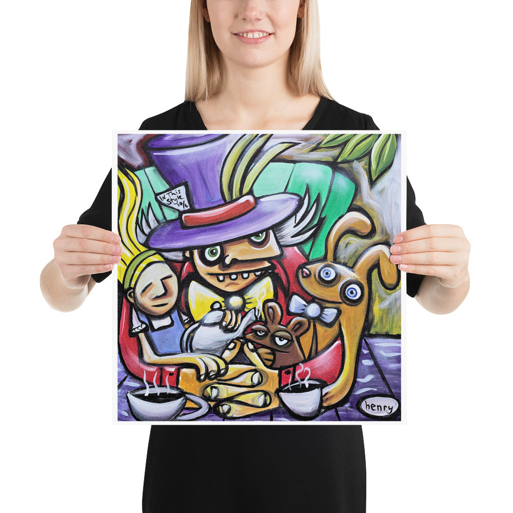 Mad Hatter's Tea Party - Henry Print - Art of Henry